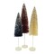 Bethany Lowe 14.0 Inch Firework Bottle Brush Trees Patriotic Decorative Tree Set , Multi Seasonal Decor July 4Th Red White Blue